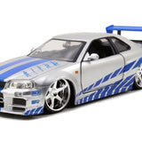 Jada Fast & Furious 2002 Nissan Skyline 1:24 9397158314