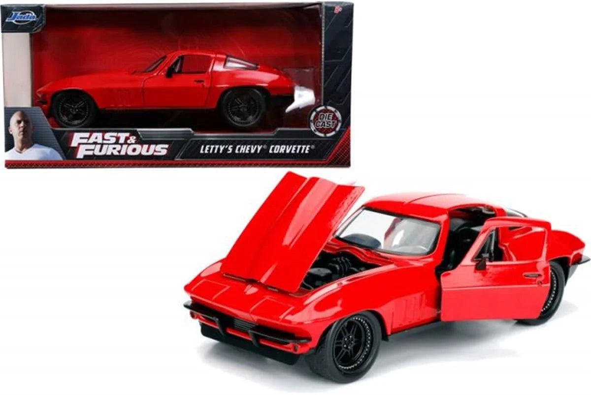 Jada Hızlı ve Öfkeli Fast & Furious 1966 Chevy Corvette 1:24 253203010 | Toysall