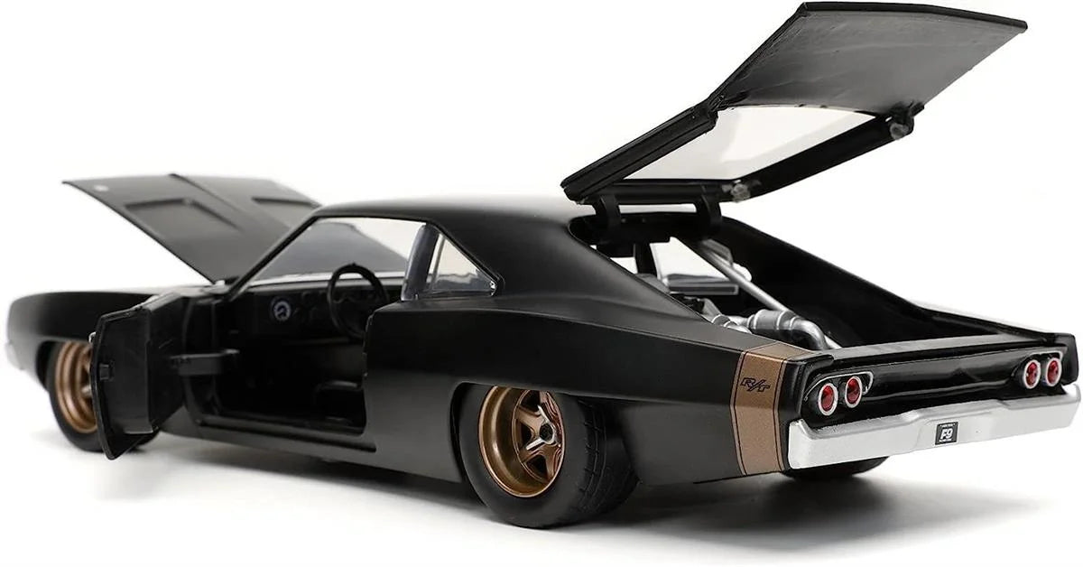 Voiture Miniature Dodge Charger 1968 Fast & Furious Jada Toys - Échelle 1/24 Noire Voiture Miniature Fast Furious Voiture Miniature Dodge Charger 1968 Fast & Furious Jada Toys - Échelle 1/24 Noire Voiture Miniature Fast Furious