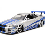 Jada Hızlı ve Öfkeli Fast & Furious 2002 Nissan Skyline 1:24 253203044 | Toysall