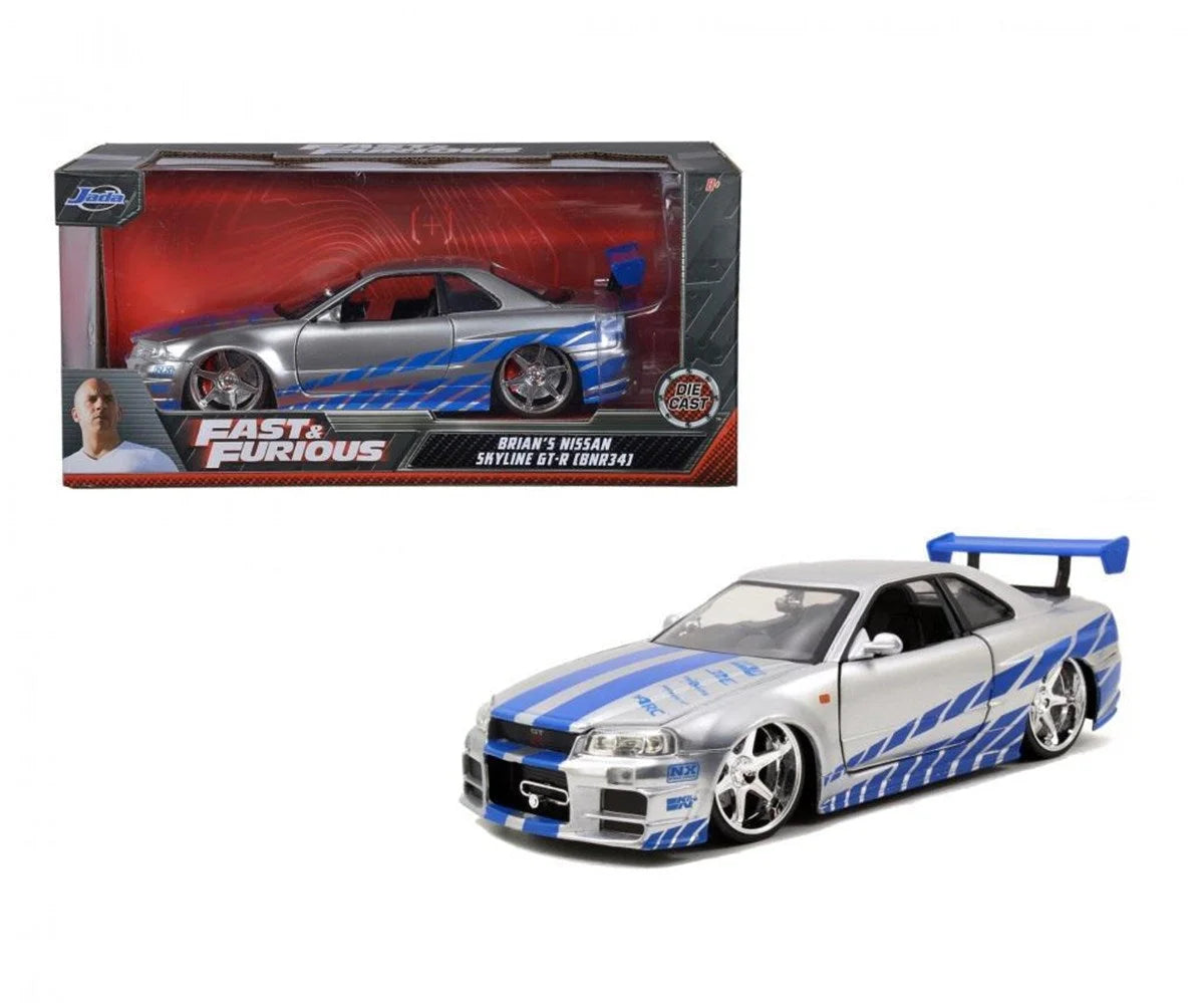 Jada Hızlı ve Öfkeli Fast & Furious 2002 Nissan Skyline 1:24 253203044 | Toysall