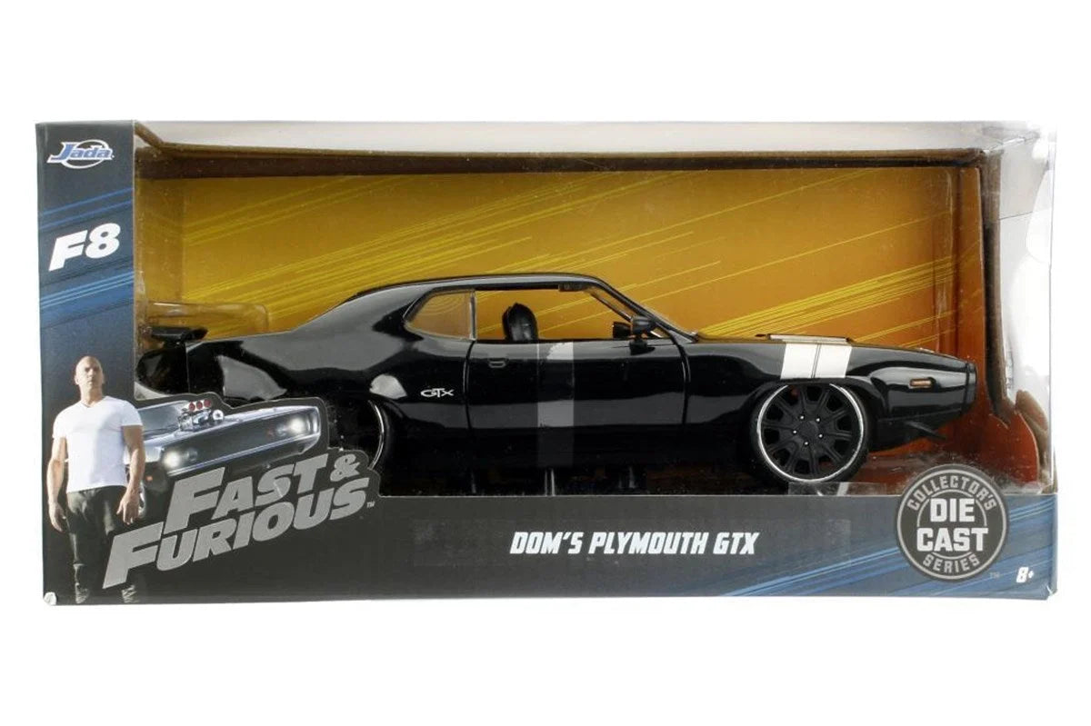 Jada Hızlı ve Öfkeli Fast & Furious FF8 1972 Plymouth GTX Araba 1:24 203034 | Toysall