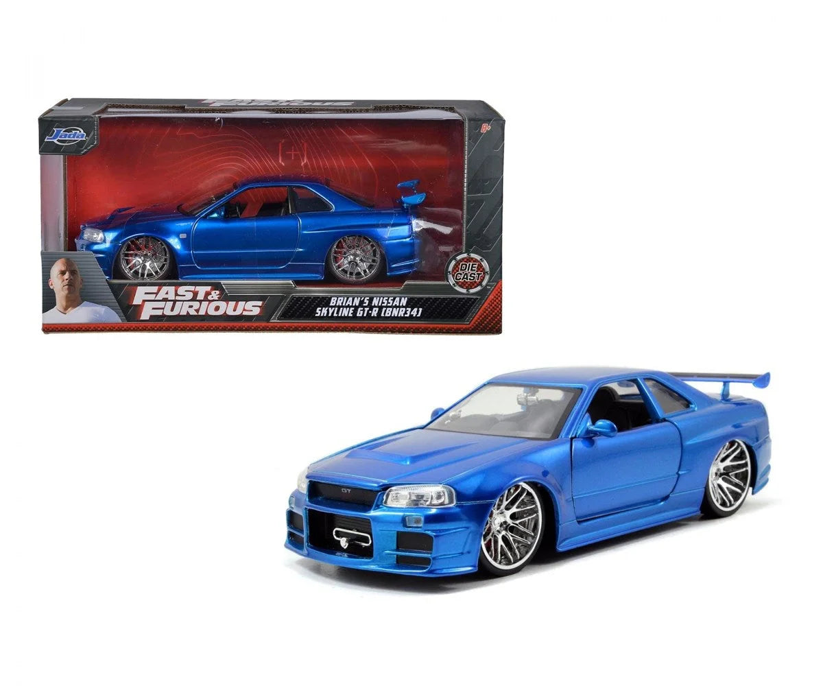 Jada Hızlı ve Öfkeli Fast & Furious Metal Diecast 2002 Nissan Skyline 1:24 253203045 | Toysall