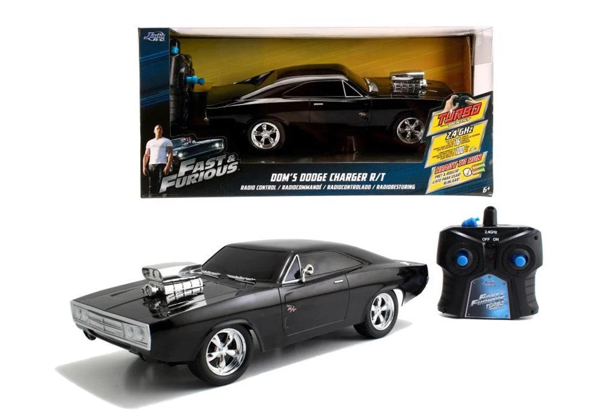 Jada Hızlı ve Öfkeli Fast & Furious RC 1970 Dodge Charger 1:24 Uzaktan Kumandalı Araba 203019 | Toysall