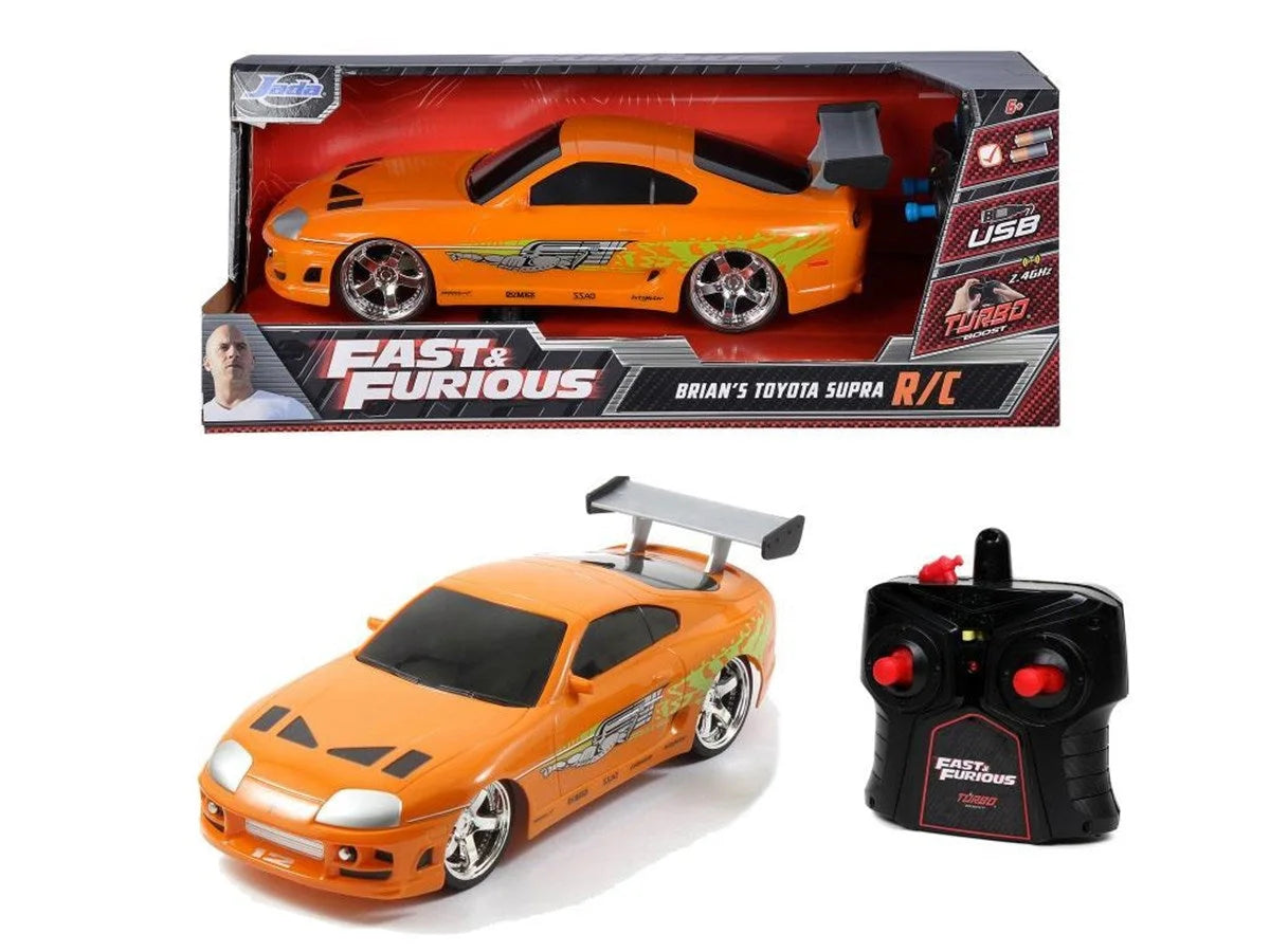 Jada Hızlı ve Öfkeli Fast & Furious RC 1995 Toyota Supra 1:16 Uzaktan Kumandalı Araba 206006 | Toysall