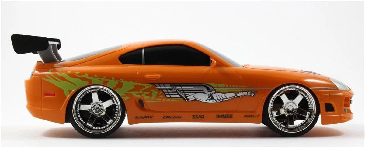 Jada Hızlı ve Öfkeli Fast & Furious RC 1995 Toyota Supra 1:16 Uzaktan Kumandalı Araba 206006 | Toysall