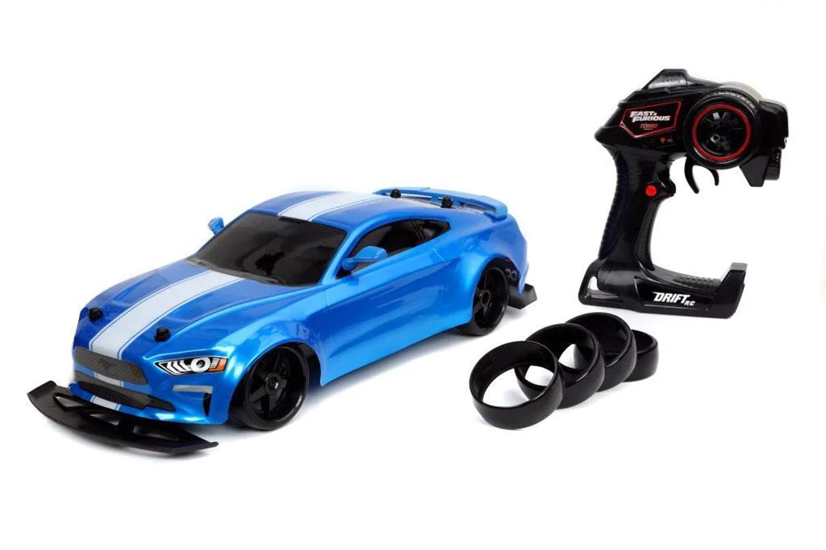 Jada Hızlı ve Öfkeli Fast & Furious RC Drift Jakob Ford Mustang 1:10 Uzaktan Kumandalı Araba 209006 | Toysall