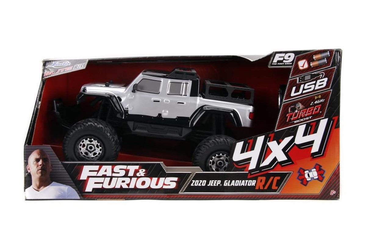 Jada Hızlı ve Öfkeli Fast & Furious RC Jeep Gladiator 4x4 1:12 Uzaktan Kumandalı Araba 209005 | Toysall