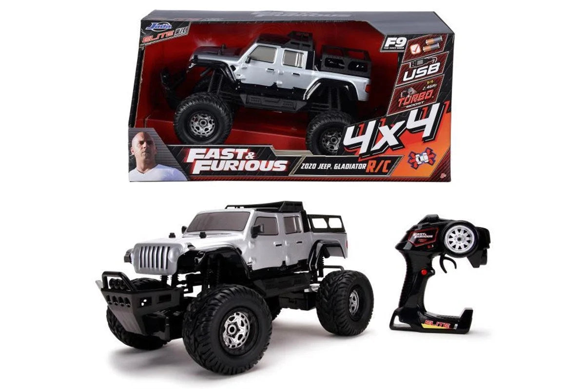 Jada Hızlı ve Öfkeli Fast & Furious RC Jeep Gladiator 4x4 1:12 Uzaktan Kumandalı Araba 209005 | Toysall