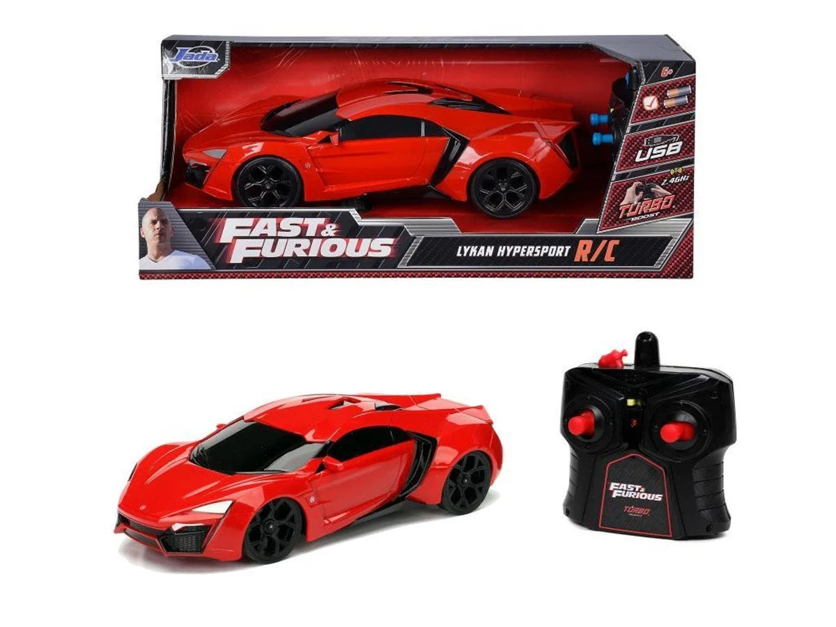 Jada Hızlı ve Öfkeli Fast & Furious RC Lykan Hypersport 1:16 Uzaktan Kumandalı Araba 206005 | Toysall