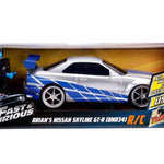 Jada Hızlı ve Öfkeli Fast & Furious RC Nissan Skyline GTR 1:16 Uzaktan Kumandalı Araba 206007 | Toysall