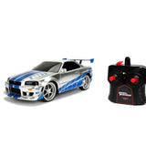 Jada Hızlı ve Öfkeli Fast & Furious RC Nissan Skyline GTR 1:16 Uzaktan Kumandalı Araba 206007 | Toysall