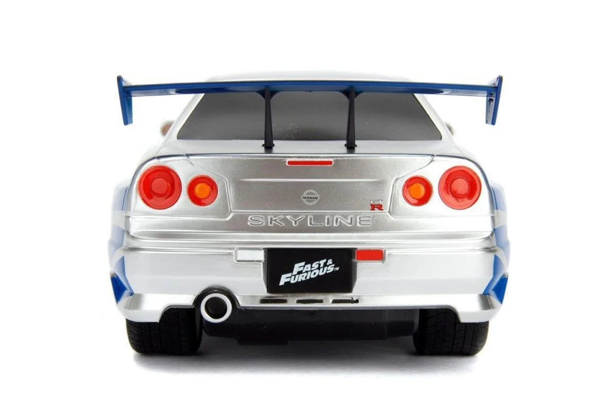 Jada Hızlı ve Öfkeli Fast & Furious RC Nissan Skyline GTR 1:16 Uzaktan Kumandalı Araba 206007 | Toysall