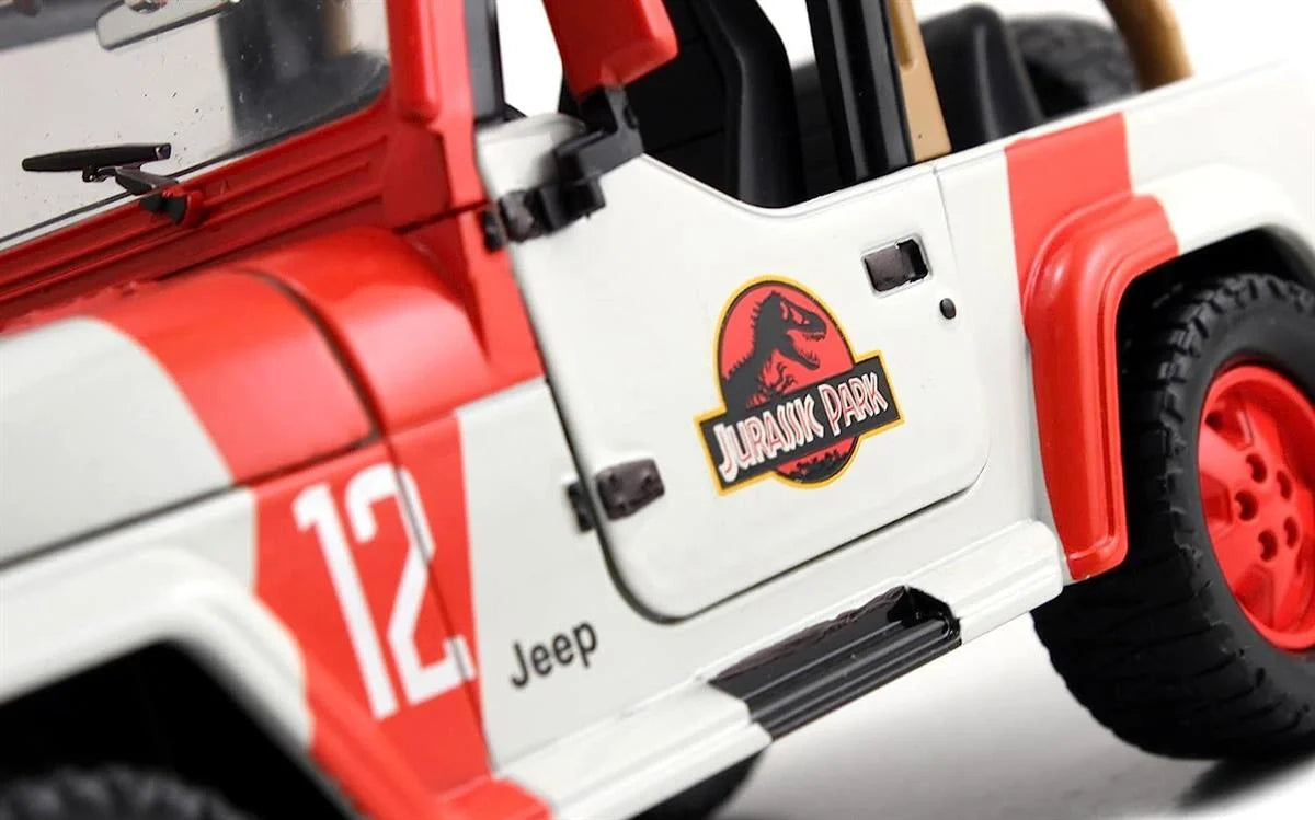 Jada Jurassic World, 1992 Jeep Wrangler, 1:24 253253005 | Toysall