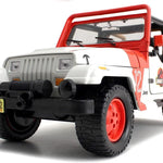 Jada Jurassic World, 1992 Jeep Wrangler, 1:24 253253005 | Toysall