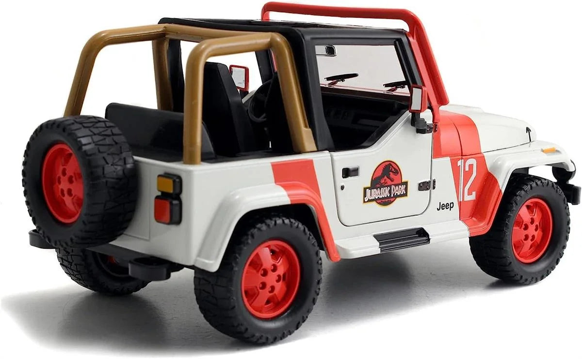 Jada Jurassic World, 1992 Jeep Wrangler, 1:24 253253005 | Toysall