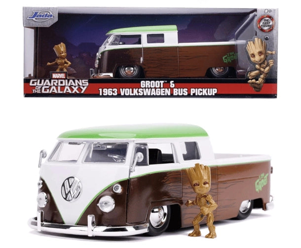 Jada Marvel Groot 1963 Die-Cast Metal Araç 1:24 ve Groot Figür 253225013 | Toysall