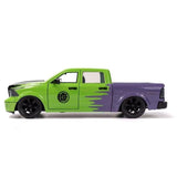 Jada Marvel Hulk 2014 Ram 1500 1:24 Model Aracı ve Figür 9399726314