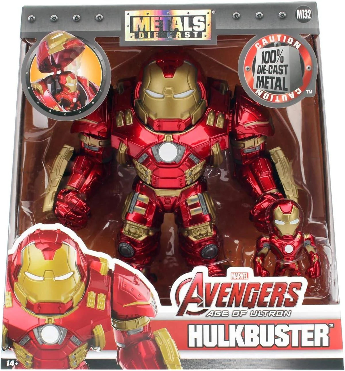 Jada Marvel Hulkbuster ve Ironman Zırhlı Metal ( Die-Cast ), 15 cm, 253223002 | Toysall