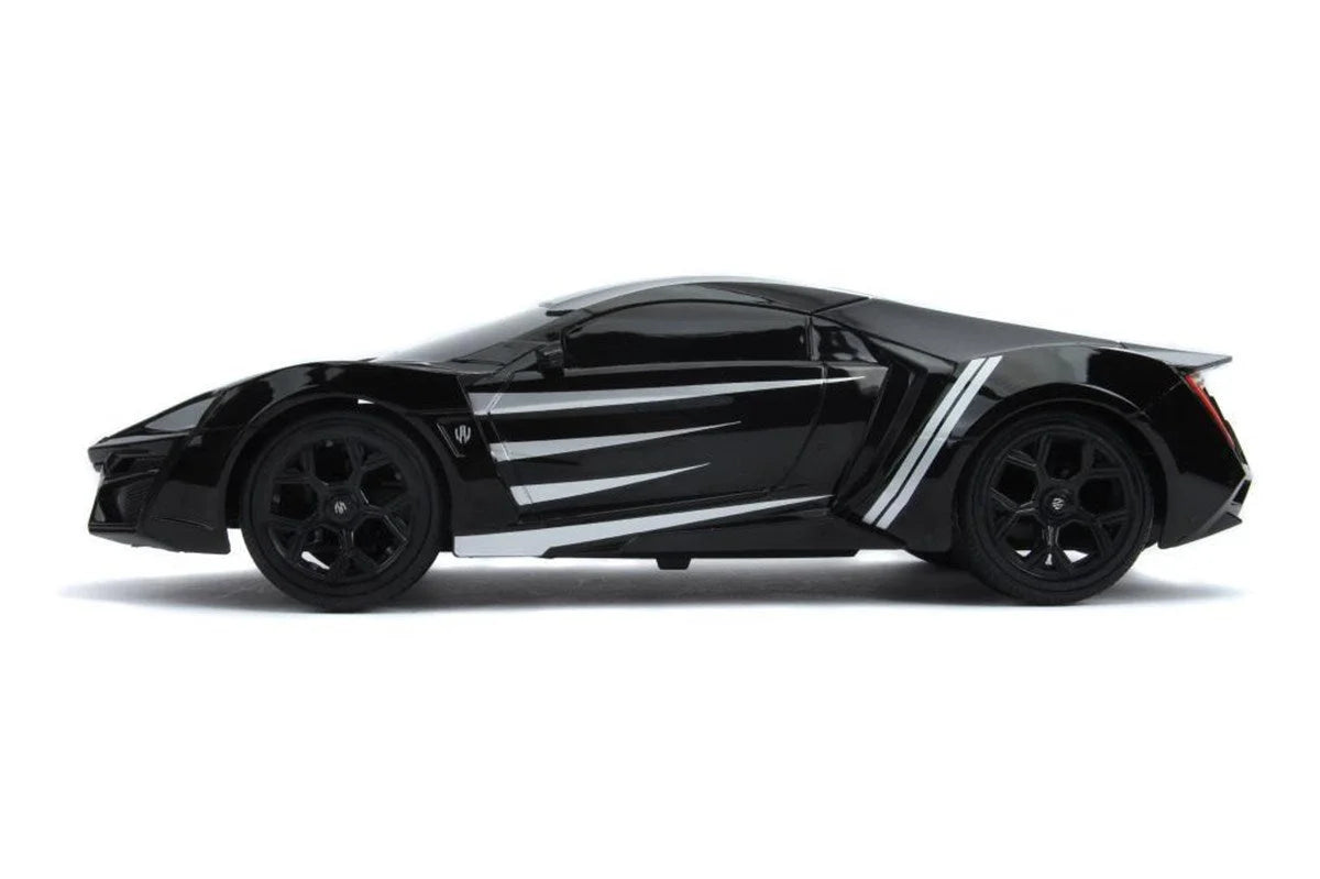 Jada Marvel Kara Panter Black Panther RC Lykan Hypersport 1:16 Uzaktan Kumandalı Araba 226001 | Toysall