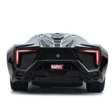 Jada Marvel Kara Panter Black Panther RC Lykan Hypersport 1:16 Uzaktan Kumandalı Araba 226001 | Toysall