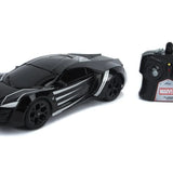 Jada Marvel Kara Panter Black Panther RC Lykan Hypersport 1:16 Uzaktan Kumandalı Araba 226001 | Toysall