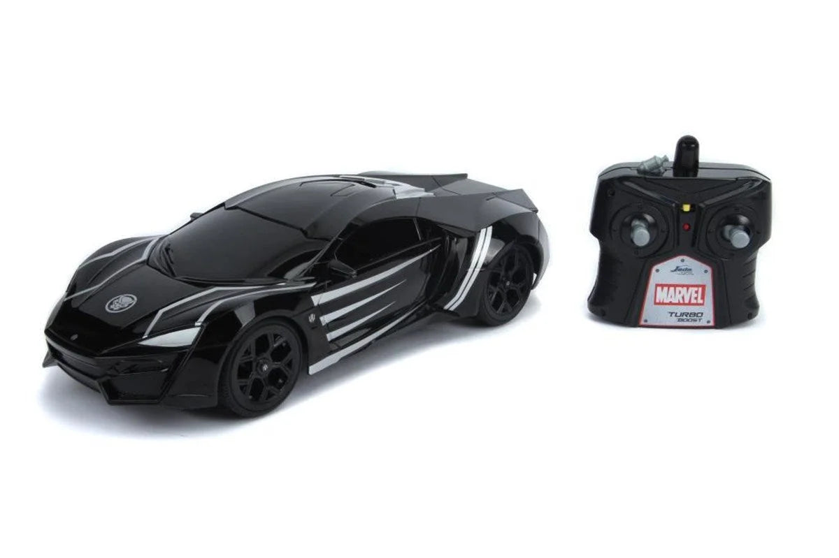 Jada Marvel Kara Panter Black Panther RC Lykan Hypersport 1:16 Uzaktan Kumandalı Araba 226001 | Toysall