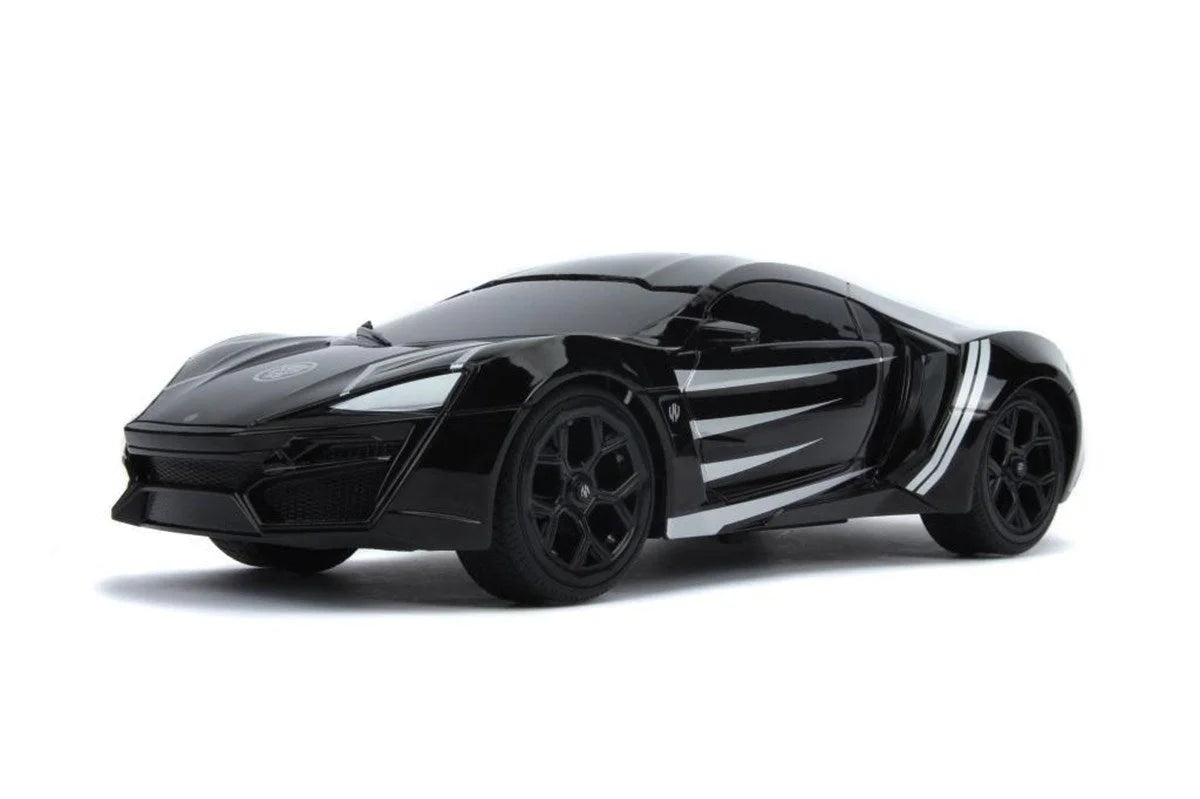 Jada Marvel Kara Panter Black Panther RC Lykan Hypersport 1:16 Uzaktan Kumandalı Araba 226001 | Toysall