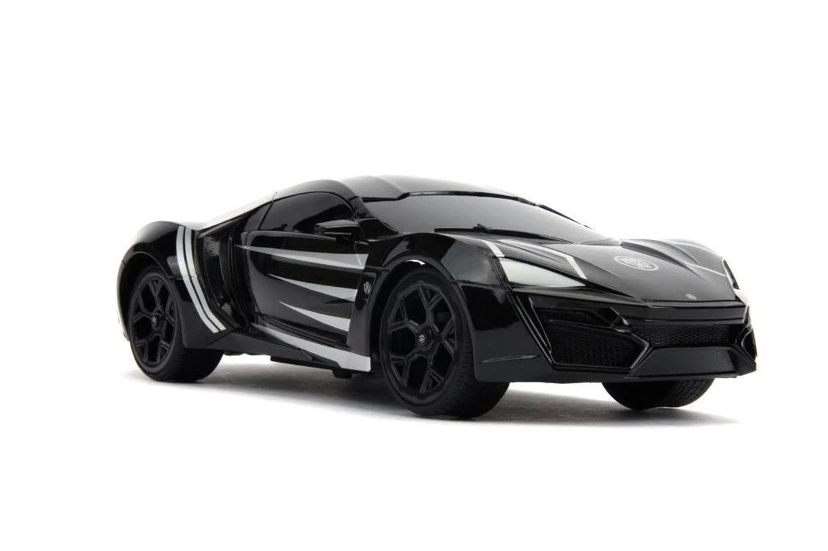 Jada Marvel Kara Panter Black Panther RC Lykan Hypersport 1:16 Uzaktan Kumandalı Araba 226001 | Toysall