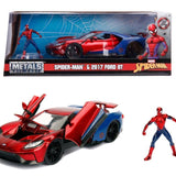 Jada Marvel Örümcek Adam Figürü 2017 ve Ford GT Model Aracı 9399725314R00