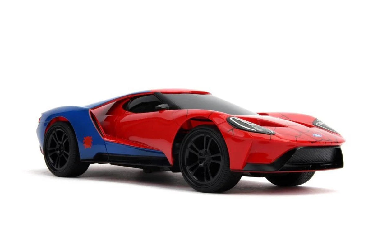 Jada Marvel Örümcek Adam Spider-Man RC 2017 Ford GT 1:16 Uzaktan Kumandalı Araba 226002 | Toysall