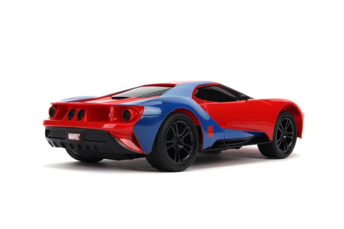 Jada Marvel Örümcek Adam Spider-Man RC 2017 Ford GT 1:16 Uzaktan Kumandalı Araba 226002 | Toysall