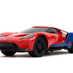 Jada Marvel Örümcek Adam Spider-Man RC 2017 Ford GT 1:16 Uzaktan Kumandalı Araba 226002 | Toysall