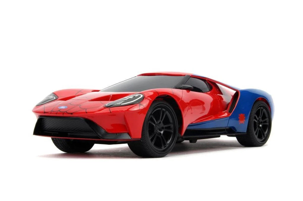 Jada Marvel Örümcek Adam Spider-Man RC 2017 Ford GT 1:16 Uzaktan Kumandalı Araba 226002 | Toysall