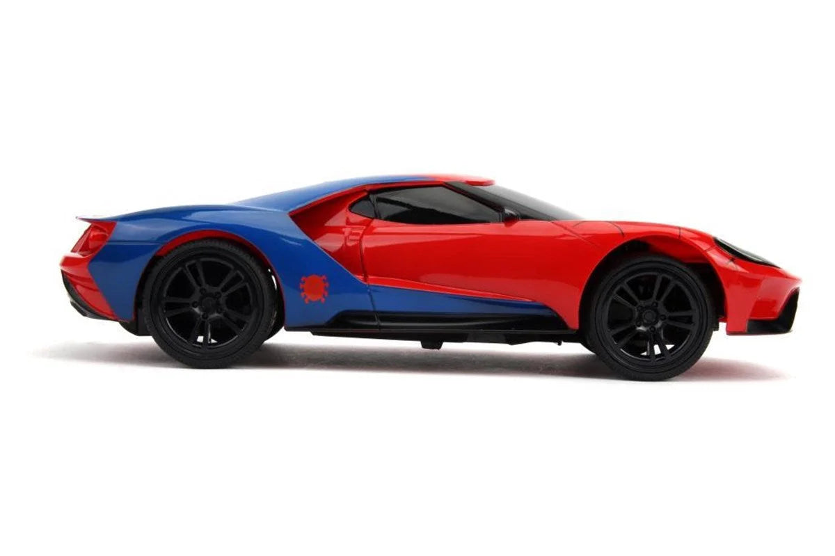 Jada Marvel Örümcek Adam Spider-Man RC 2017 Ford GT 1:16 Uzaktan Kumandalı Araba 226002 | Toysall