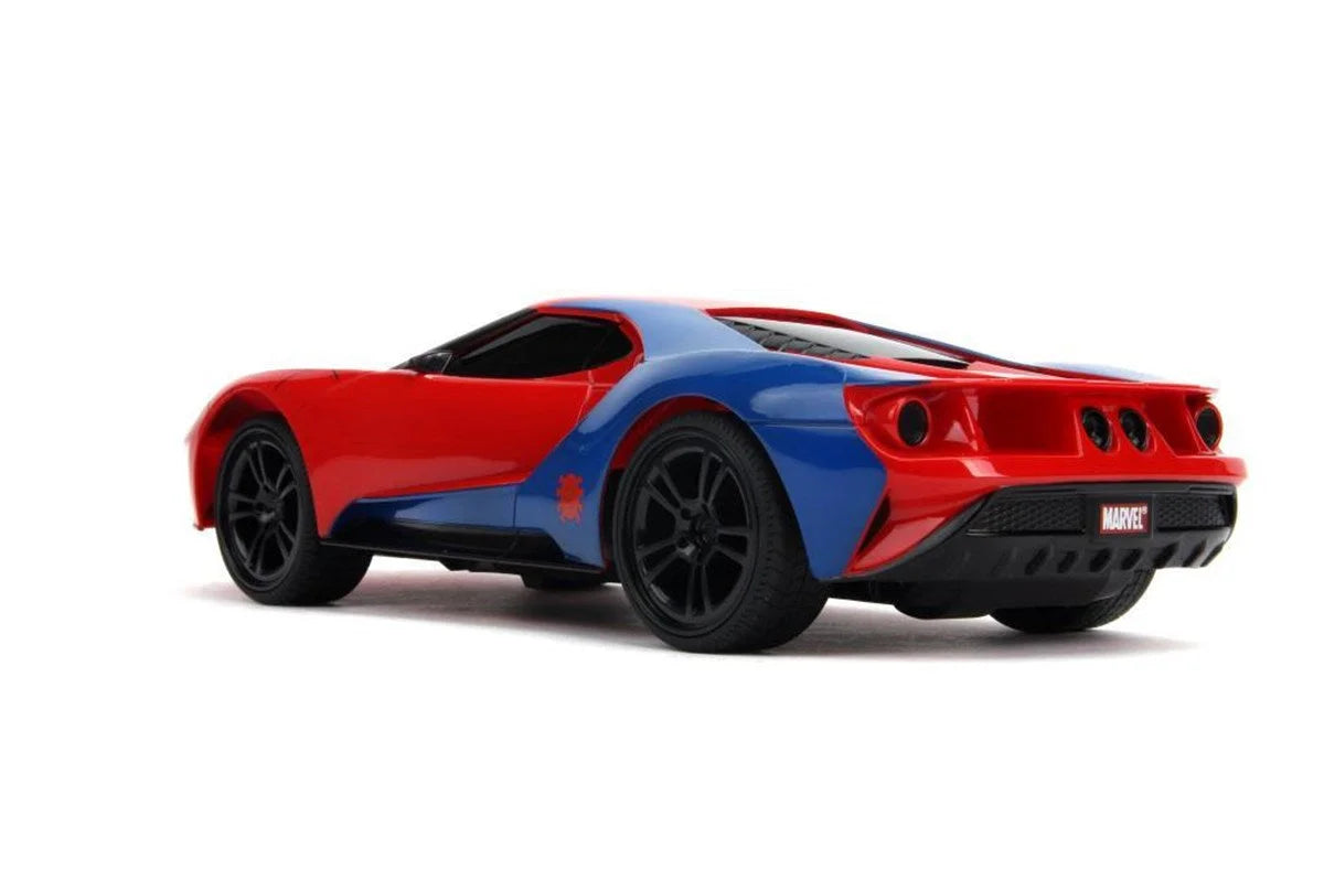 Jada Marvel Örümcek Adam Spider-Man RC 2017 Ford GT 1:16 Uzaktan Kumandalı Araba 226002 | Toysall