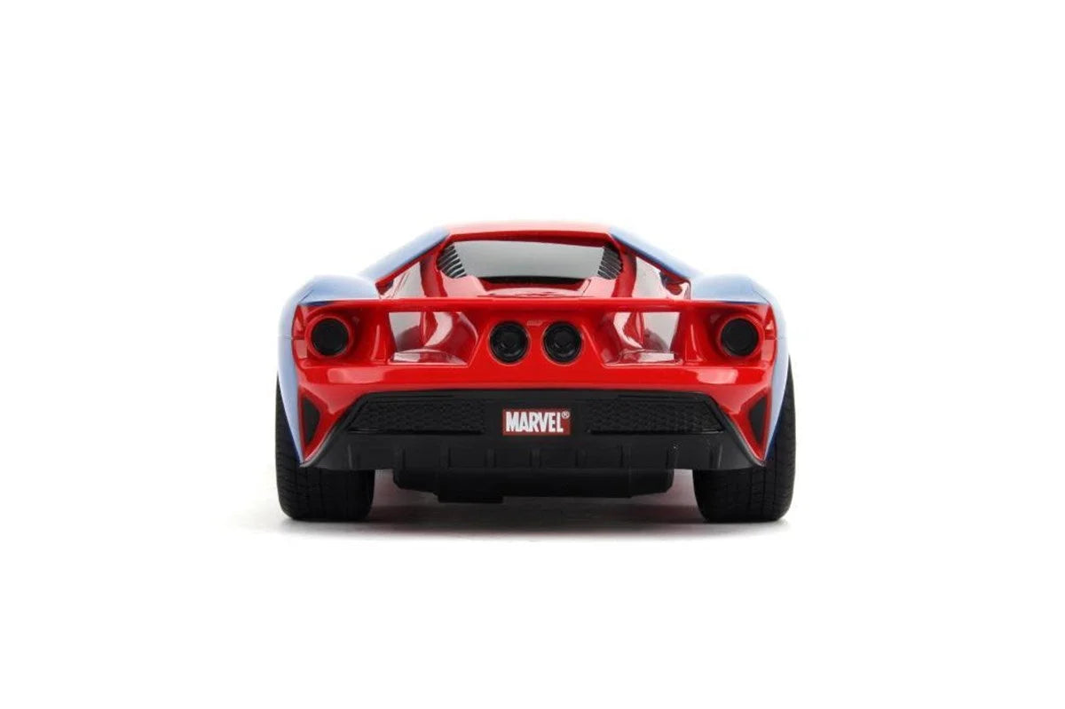 Jada Marvel Örümcek Adam Spider-Man RC 2017 Ford GT 1:16 Uzaktan Kumandalı Araba 226002 | Toysall