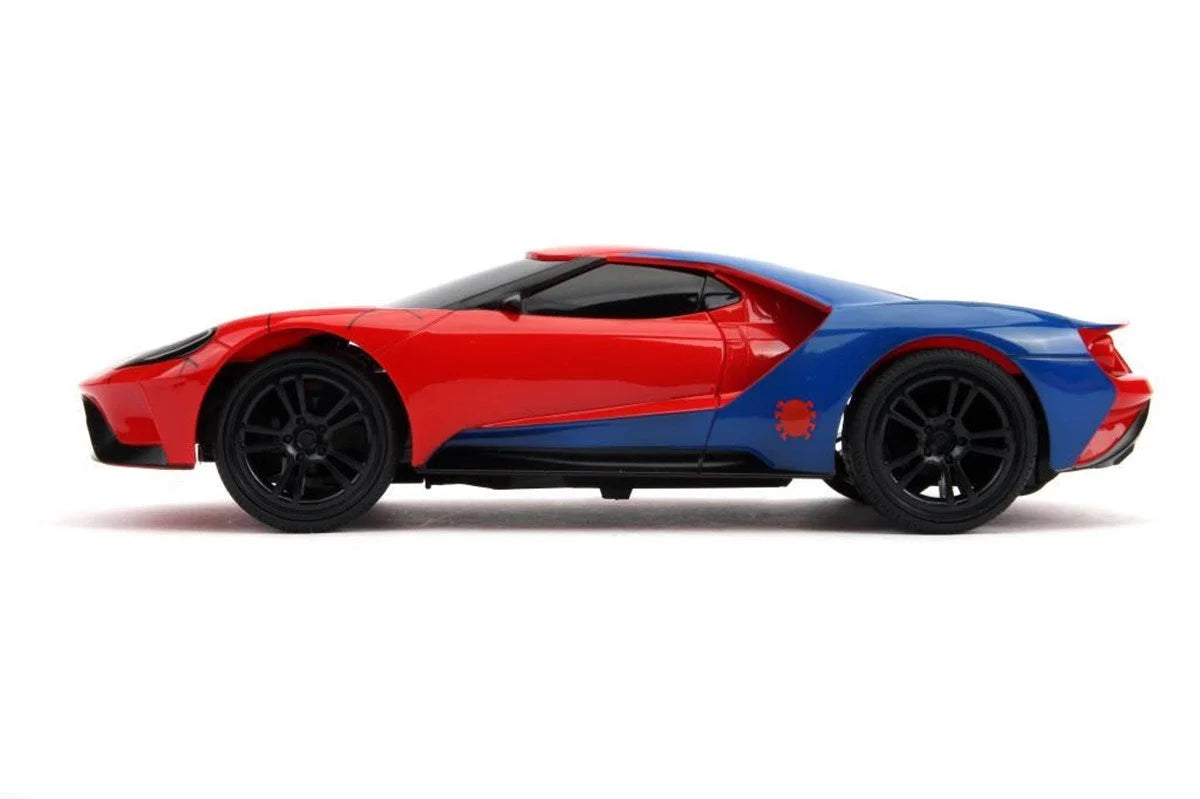 Jada Marvel Örümcek Adam Spider-Man RC 2017 Ford GT 1:16 Uzaktan Kumandalı Araba 226002 | Toysall