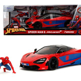 Jada Marvel Spider-Man McLaren 720S Model Araba ve Figür 9335764314R00
