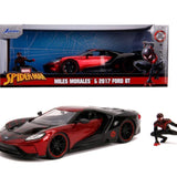 Jada Marvel Spiderman Miles Morales 2017 Ford GT 1:24 9331190314R00