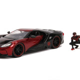 Jada Marvel Spiderman Miles Morales 2017 Ford GT 1:24 9331190314R00