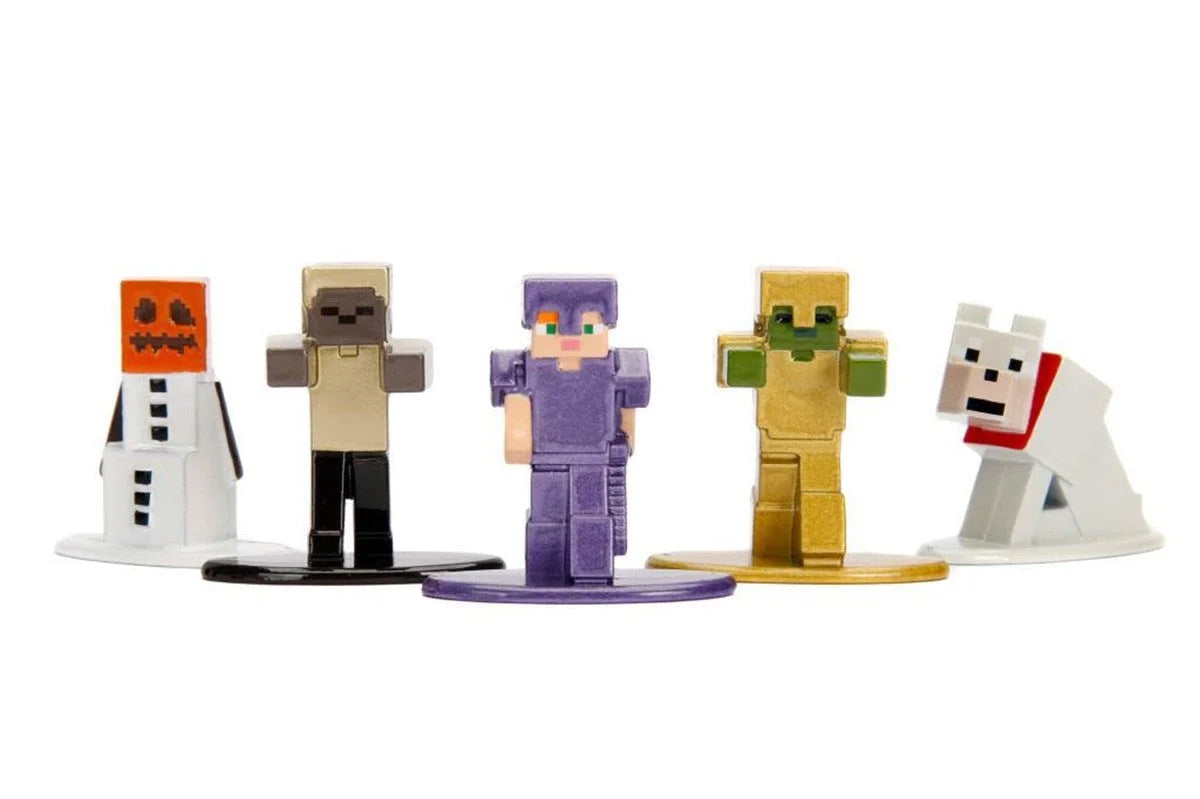 Jada Minecraft Nanofigs 1.65" 5'li Paket 253260001 | Toysall