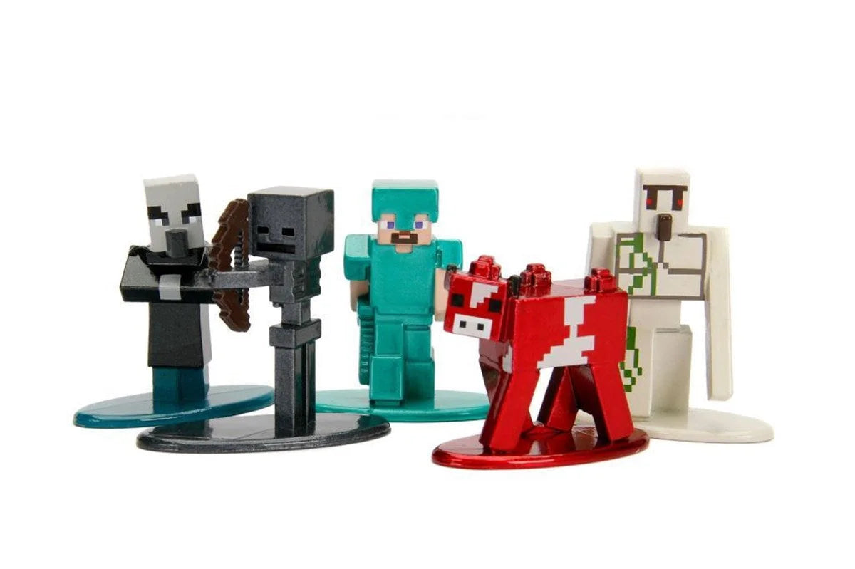 Jada Minecraft Nanofigs 1.65" 5'li Paket 253260002 | Toysall