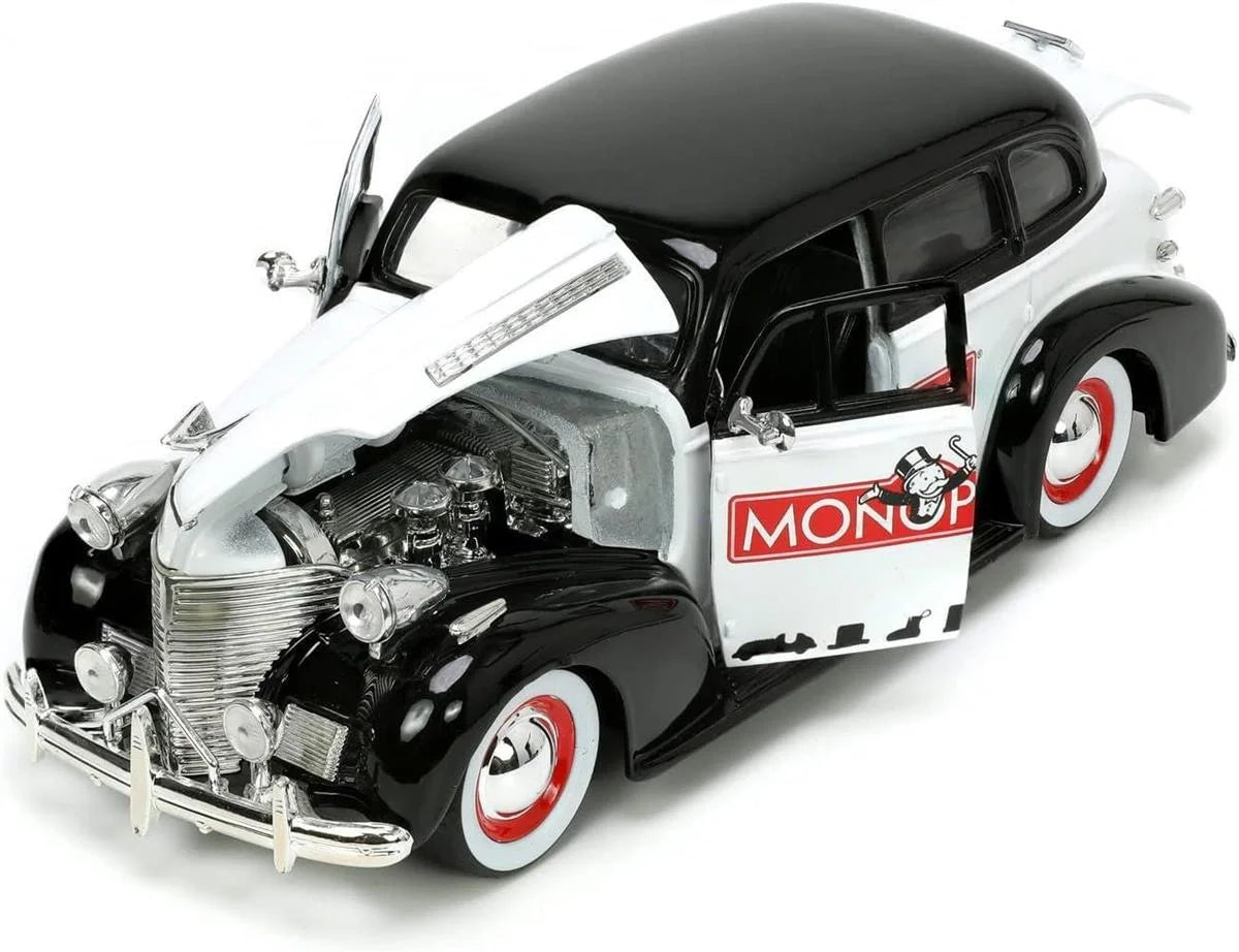 Jada Mr. Monopoly Figür ve 1939 Chevy Master Aracı 1:24 253255048 | Toysall