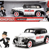 Jada Mr. Monopoly Figür ve 1939 Chevy Master Aracı 1:24 253255048