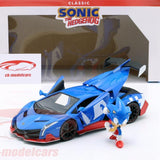 Jada Sonic Figür & Lamborghini Veneno 1:24 253255082
