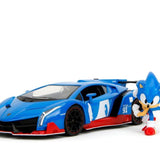 Jada Sonic Lamborghini Veneno Model Araç & Sonic Figür 9335433314R00