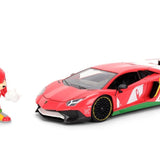 Jada Sonic the Hedhehog Knuckles Figürü ve Lamborghini Aventador SV Model Aracı 9336264314R00