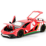 Jada Sonic the Hedhehog Knuckles Figürü ve Lamborghini Aventador SV Model Aracı 9336264314R00