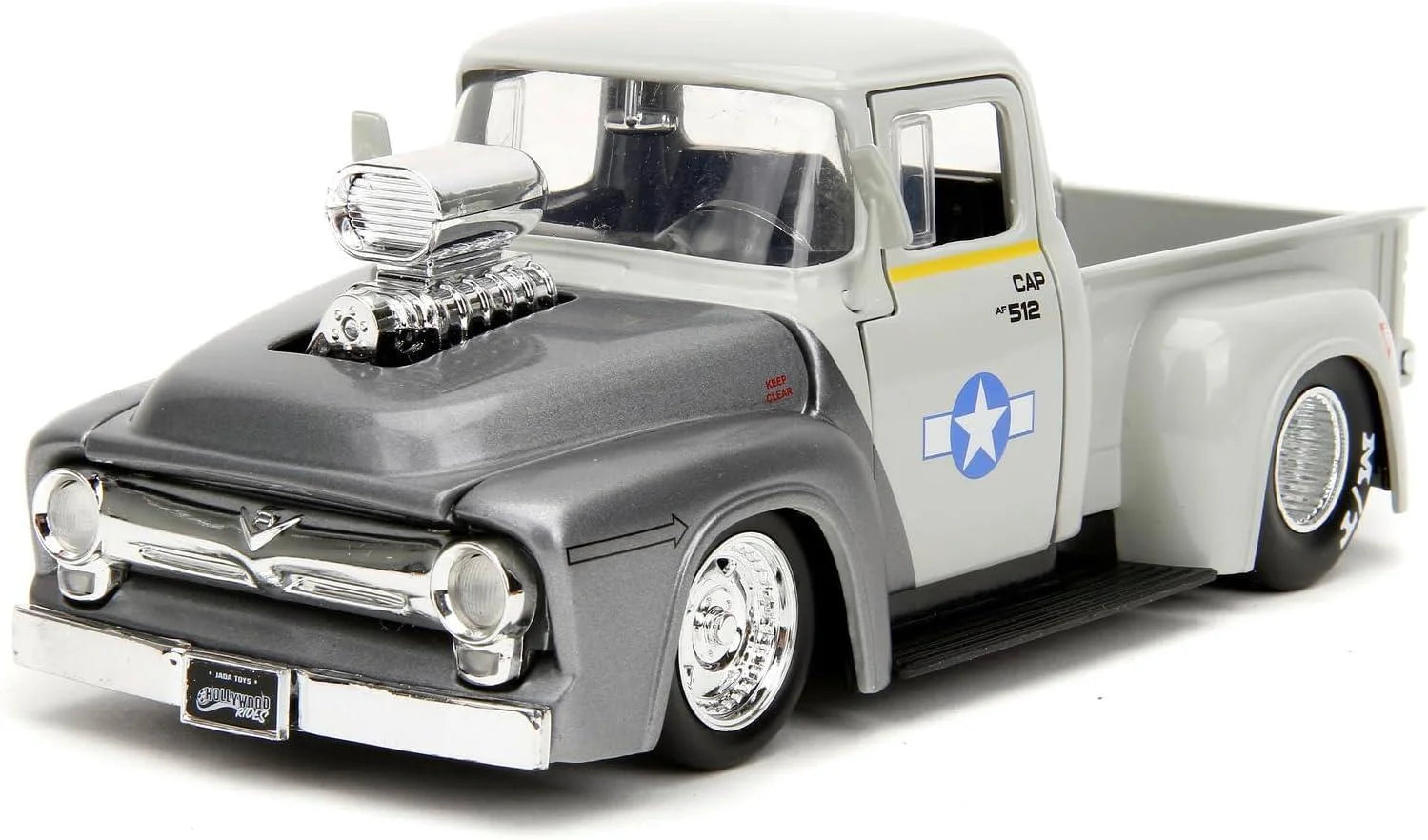 Jada Street Fighter Guile Figür & 1956 Ford Pickup 1:24 253255057 | Toysall